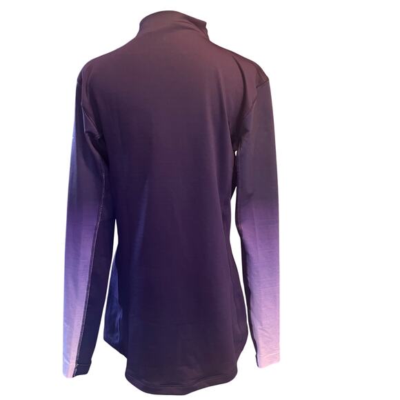 Nike Pro Hyperwarm Purple Long Sleeve Pullover.  Women's Size XL - Picture 2 of 7